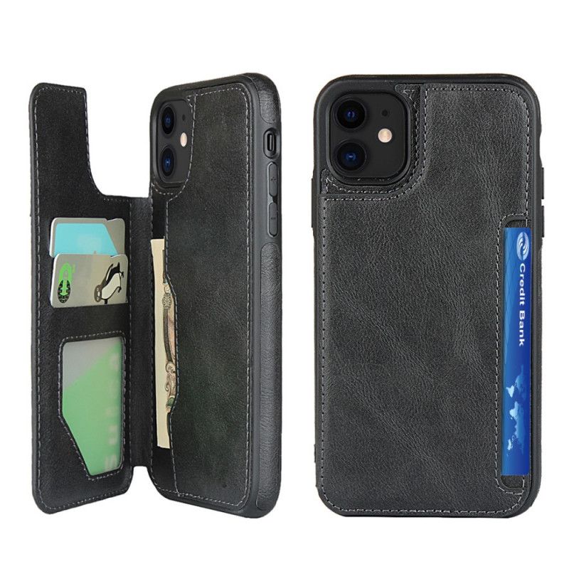 Cover iPhone 11 Sort Kortholder Og Snor