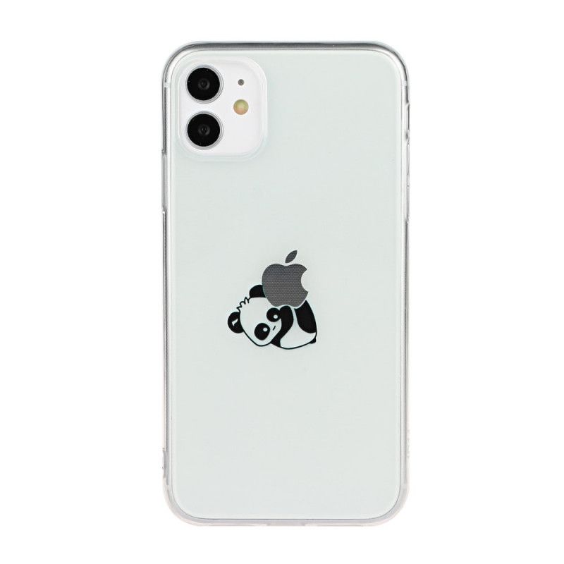 Cover iPhone 11 Sort Logo Panda Spil Original