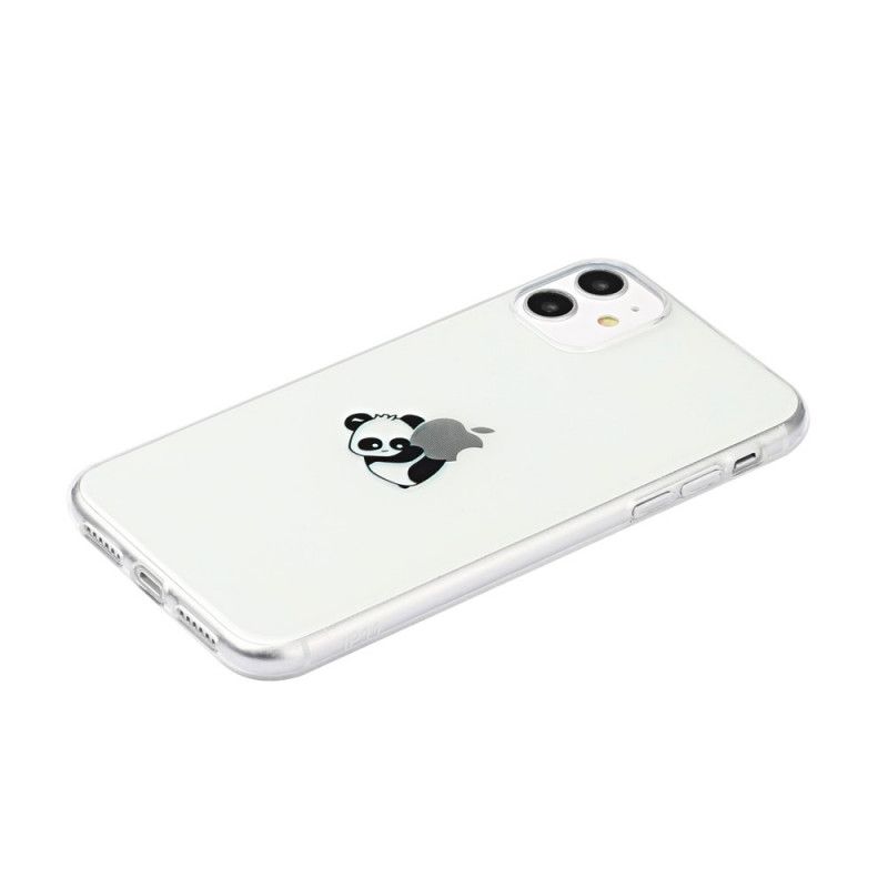 Cover iPhone 11 Sort Logo Panda Spil Original