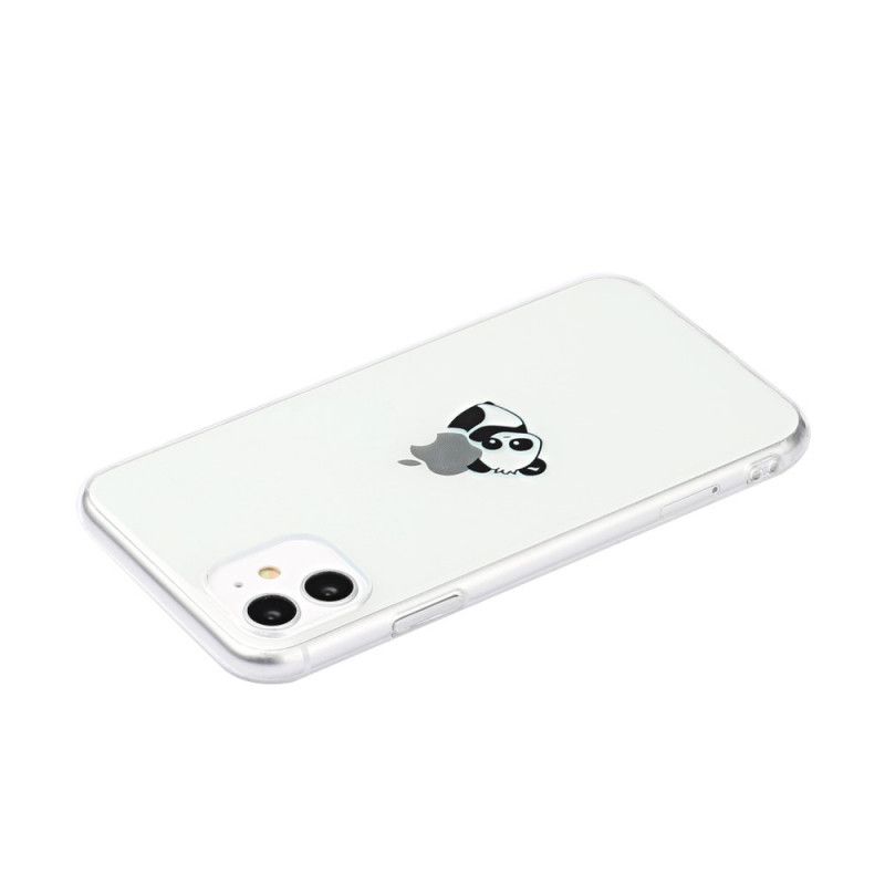 Cover iPhone 11 Sort Logo Panda Spil Original