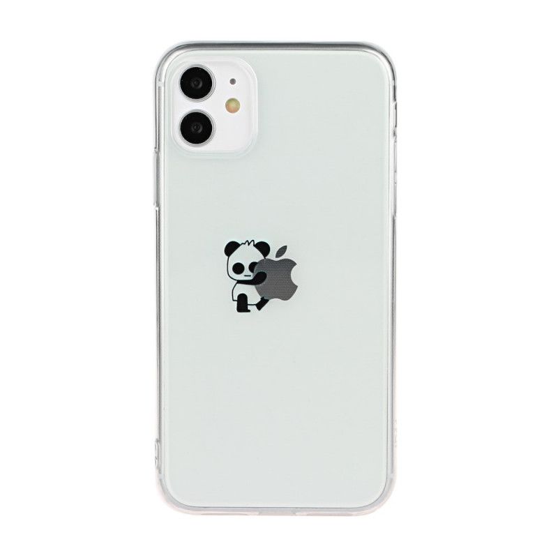 Cover iPhone 11 Sort Logo Panda Spil Original