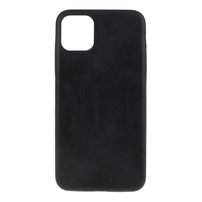 Cover iPhone 11 Sort Mat Lædereffekt