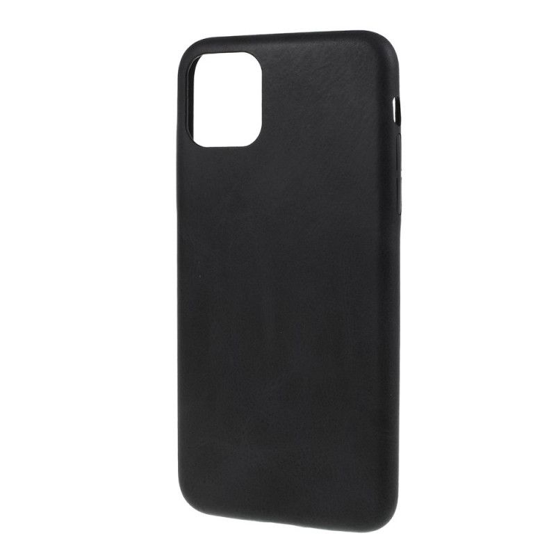 Cover iPhone 11 Sort Mat Lædereffekt