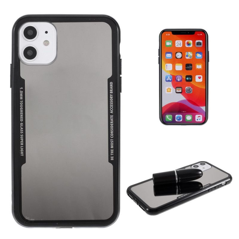 Cover iPhone 11 Sort Mobilcover Spejleffekt