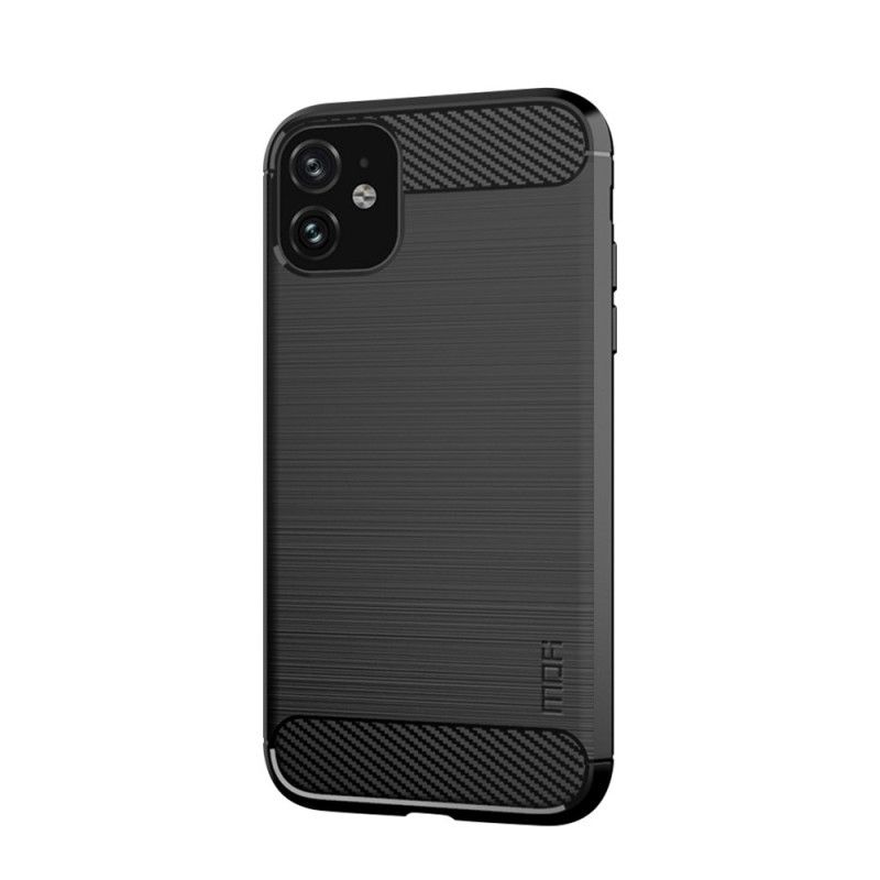 Cover iPhone 11 Sort Mofi Børstet Kulfiber Beskyttelse