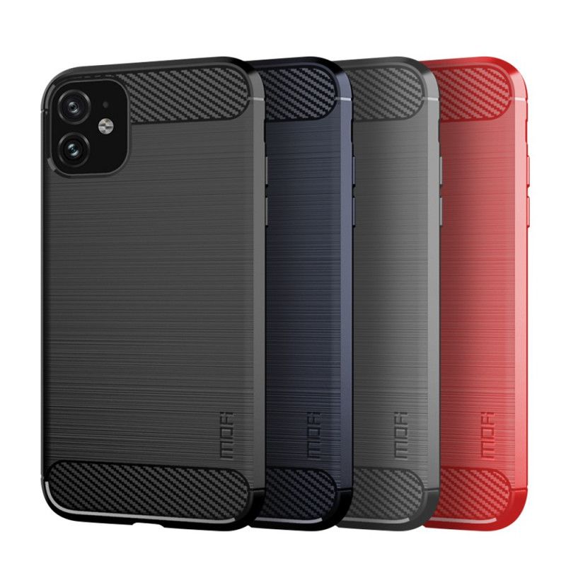 Cover iPhone 11 Sort Mofi Børstet Kulfiber Beskyttelse