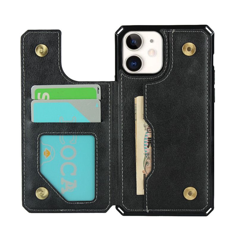 Cover iPhone 11 Sort Multifunktionel Med Rem