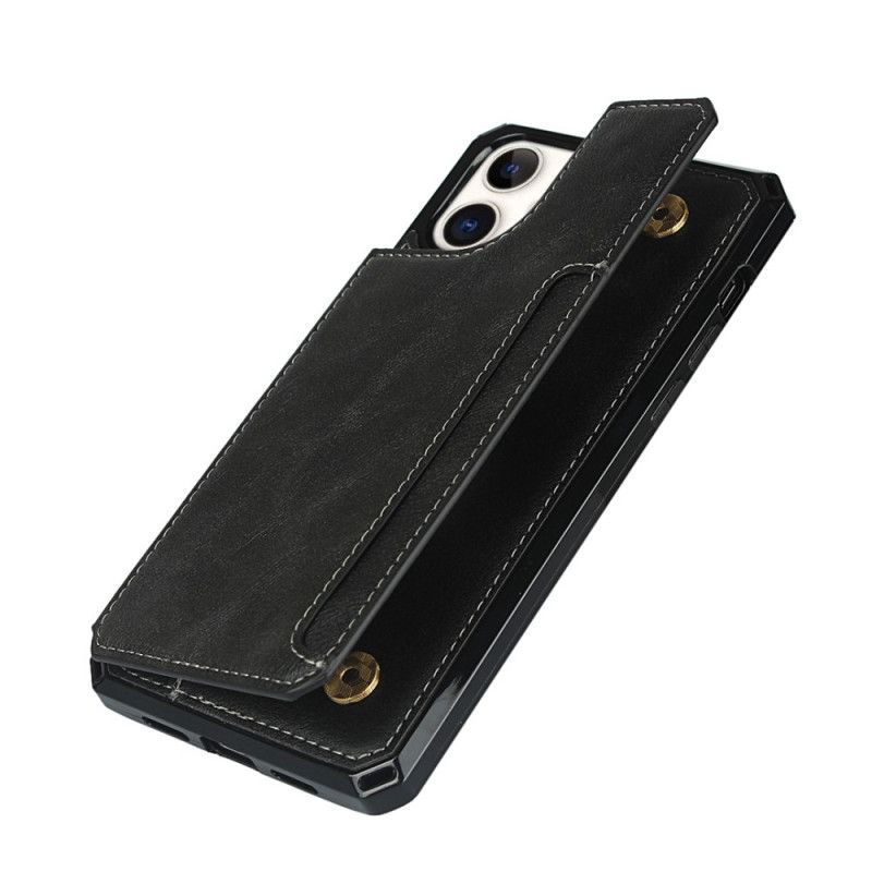 Cover iPhone 11 Sort Multifunktionel Med Rem