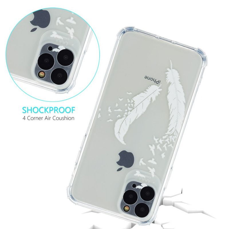 Cover iPhone 11 Sort Silikone Fjer Original