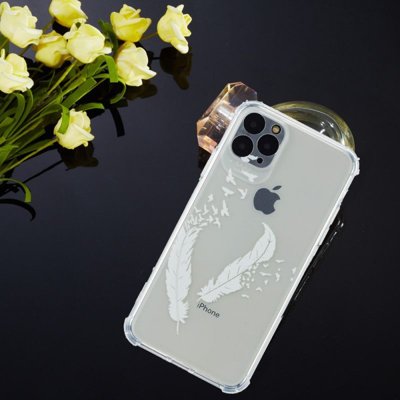 Cover iPhone 11 Sort Silikone Fjer Original