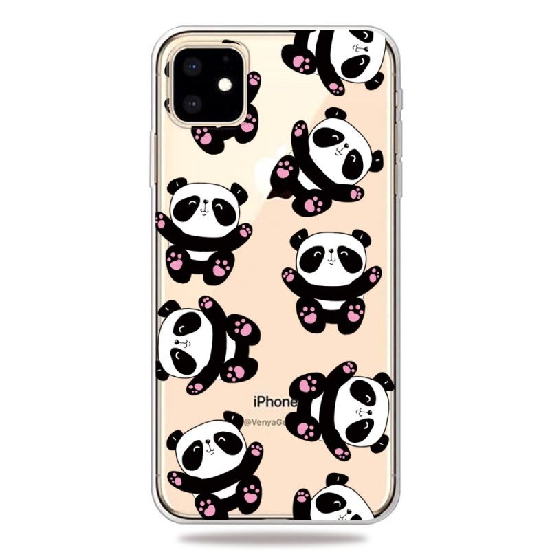 Cover iPhone 11 Top Sjove Pandaer