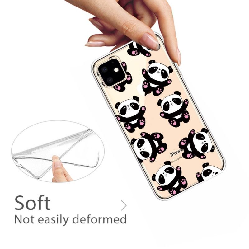 Cover iPhone 11 Top Sjove Pandaer