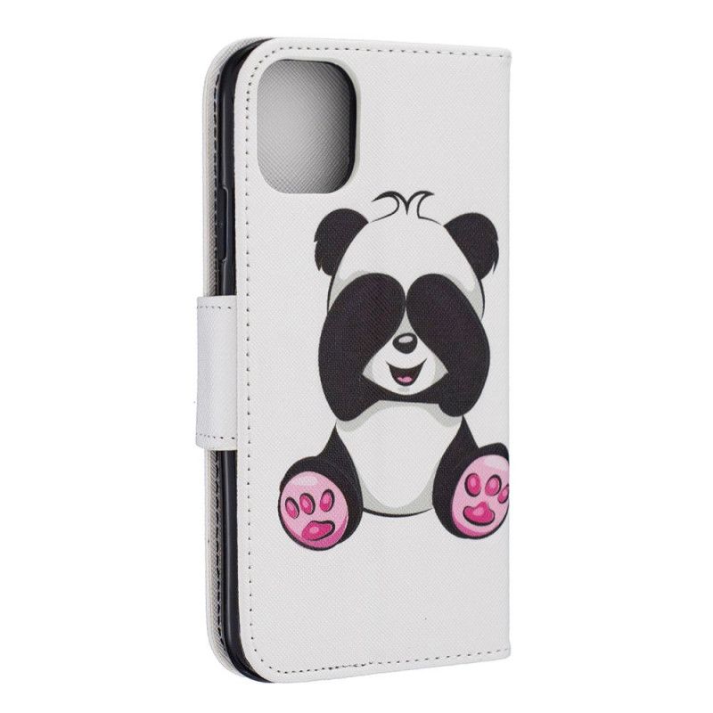 Flip Cover iPhone 11 Mobilcover Sjov Panda