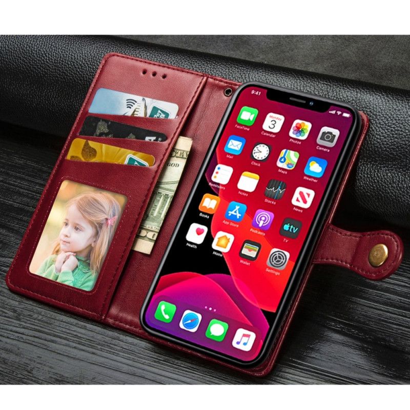 Flip Cover iPhone 11 Sort Premium Design