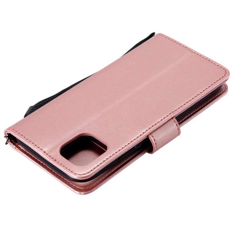 Flip Cover Læder iPhone 11 Grå G-Streng