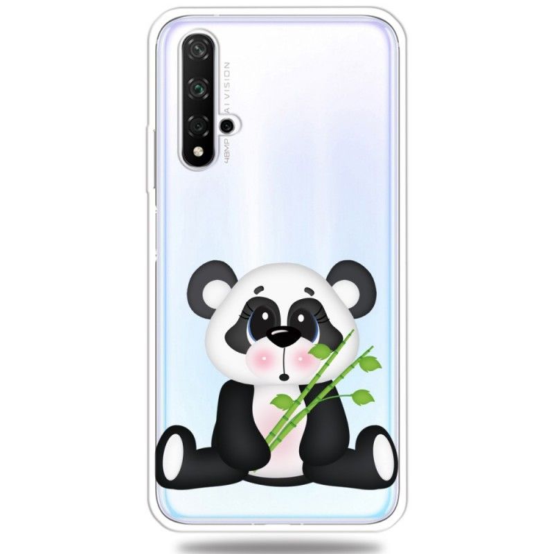 Cover Honor 20 Gennemsigtig Trist Panda