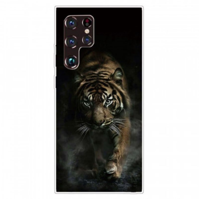 Cover Samsung Galaxy S22 Ultra 5G Fleksibel Tiger