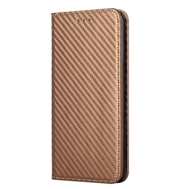 Cover Samsung Galaxy S22 Ultra 5G Med Snor Flip Cover Kulfiberrem