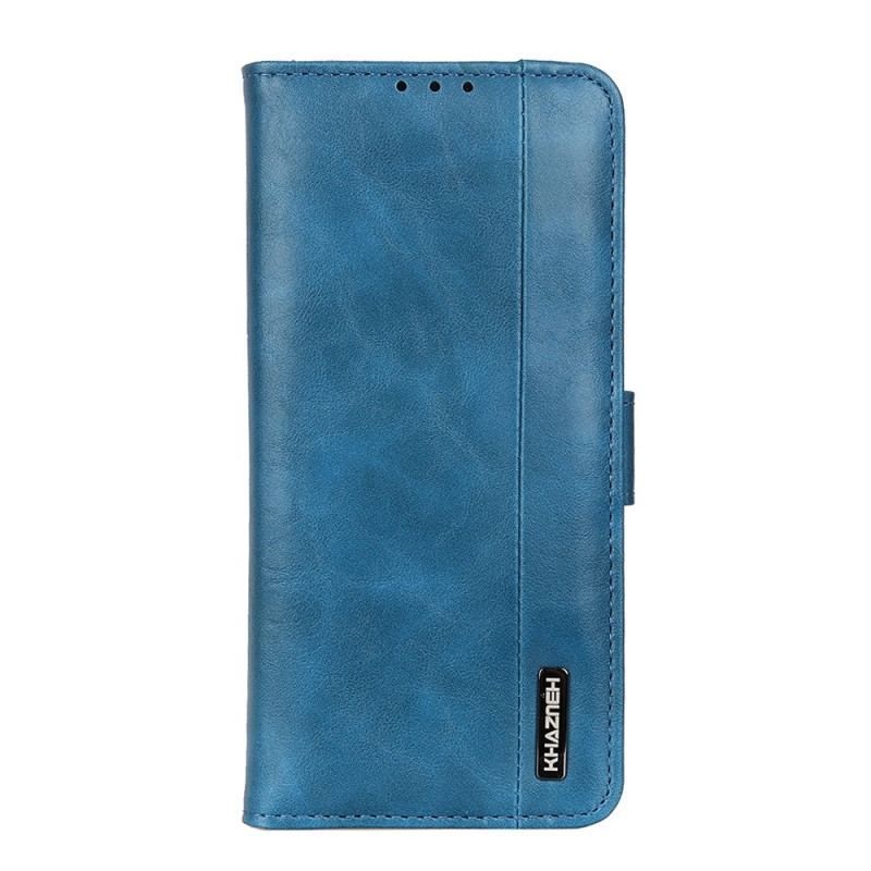 Flip Cover Samsung Galaxy S22 Ultra 5G Imiteret Læder Elegance Khazneh