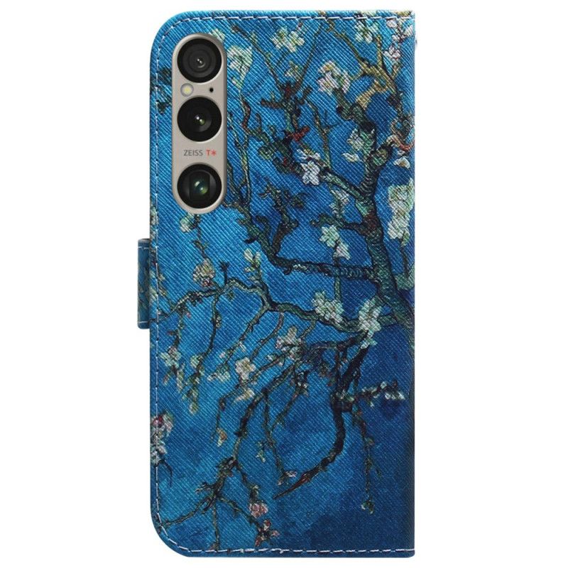 Flip Cover Sony Xperia 1 Vi Abrikosblomster