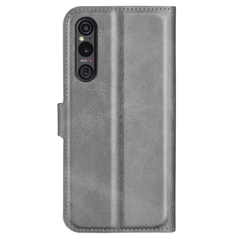 Flip Cover Sony Xperia 1 Vi Læderstil