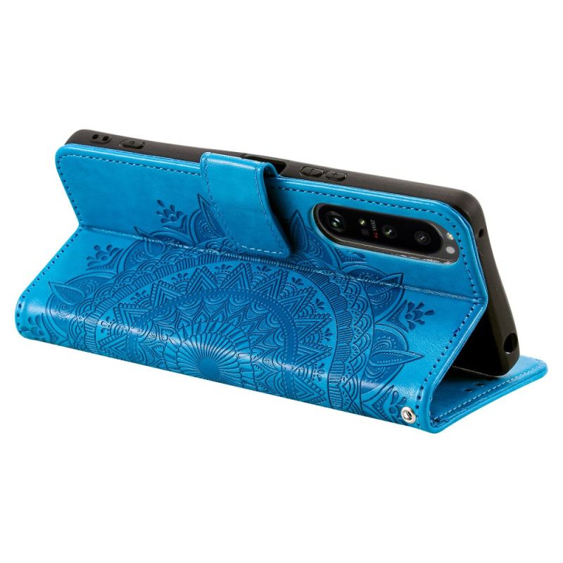 Flip Cover Sony Xperia 1 Vi Mandala Sol Med Rem