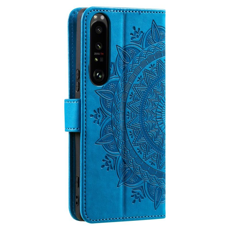 Flip Cover Sony Xperia 1 Vi Mandala Sol Med Rem