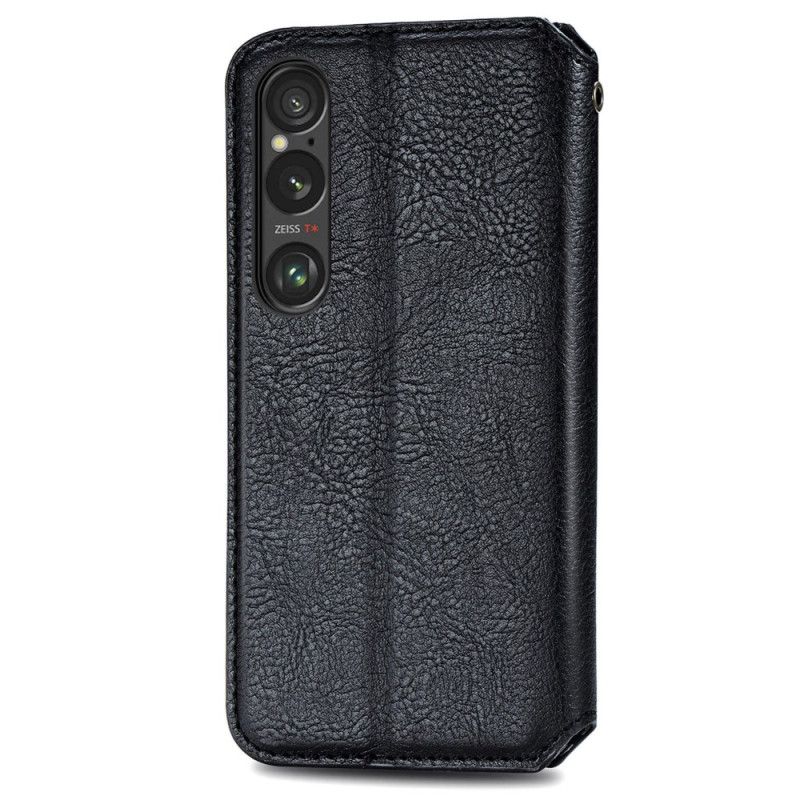 Flip Cover Sony Xperia 1 Vi Ruskindseffektfrise