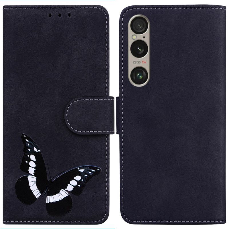 Flip Cover Til Sony Xperia 1 Vi Sommerfugletryk