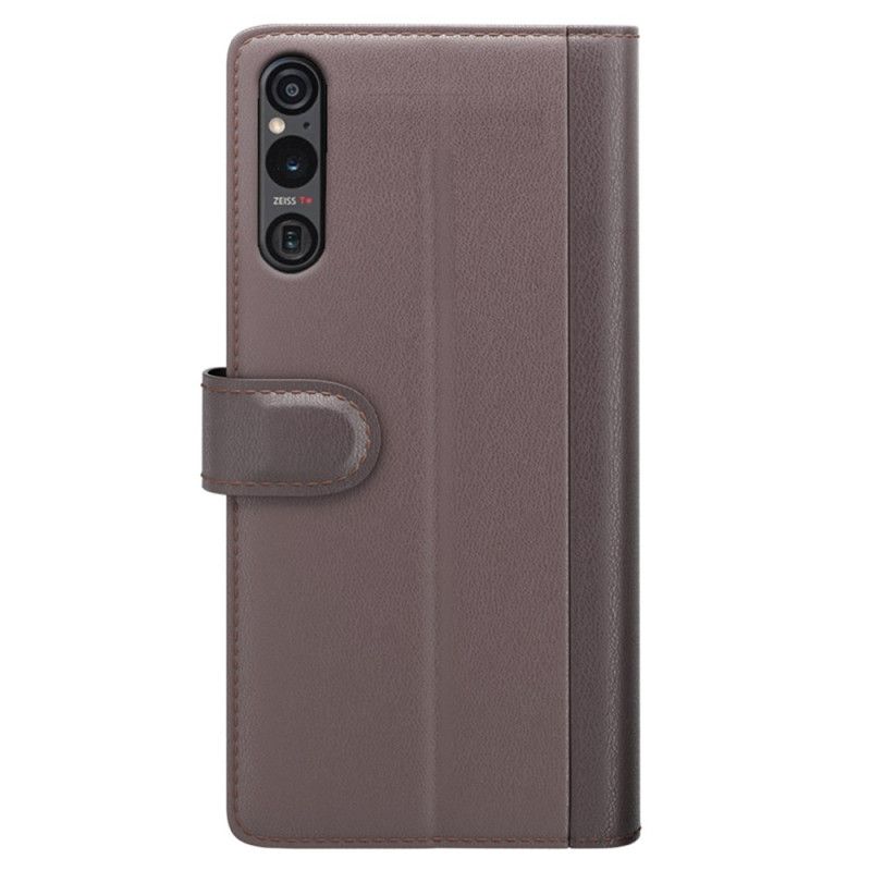 Læder Cover Sony Xperia 1 Vi Telefon Etui Ægte Læder