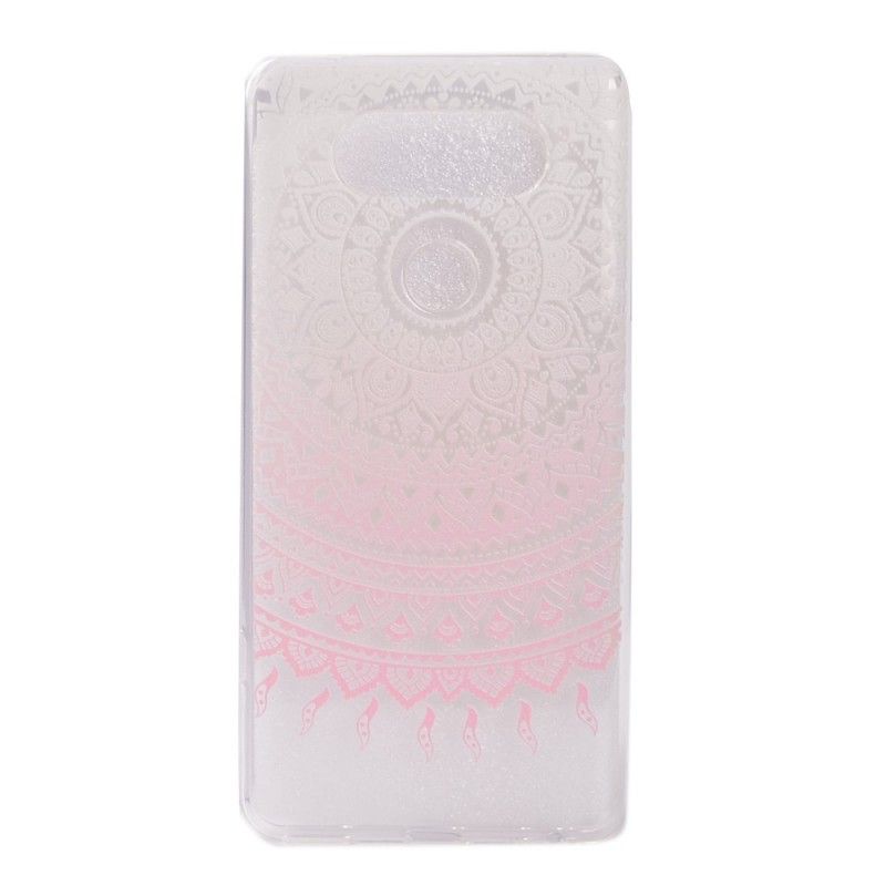 Cover LG G6 Pink Gennemsigtig Farverig Mandala Original