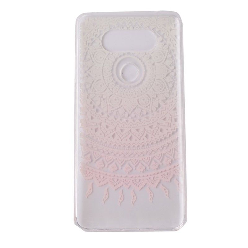 Cover LG G6 Pink Gennemsigtig Farverig Mandala Original