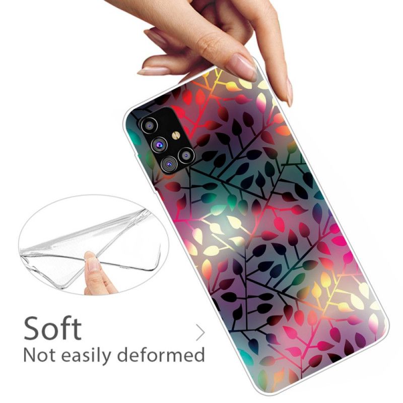 Cover for Samsung Galaxy M51 Rød Ark