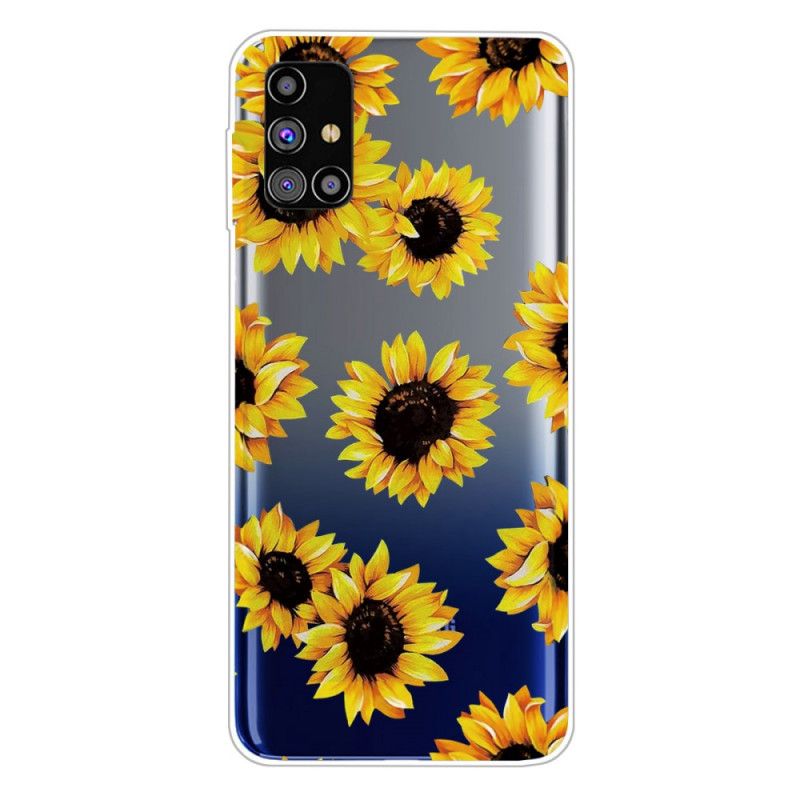 Cover for Samsung Galaxy M51 Solsikker