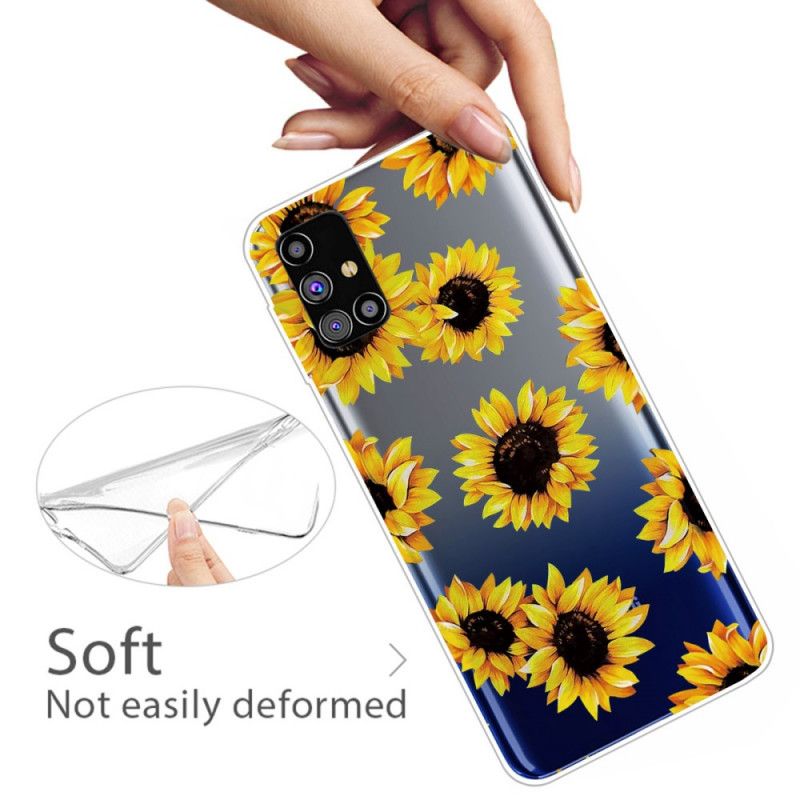 Cover for Samsung Galaxy M51 Solsikker