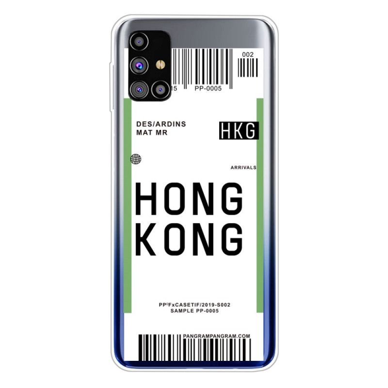 Cover Samsung Galaxy M51 Boardingkort Til Hong Kong