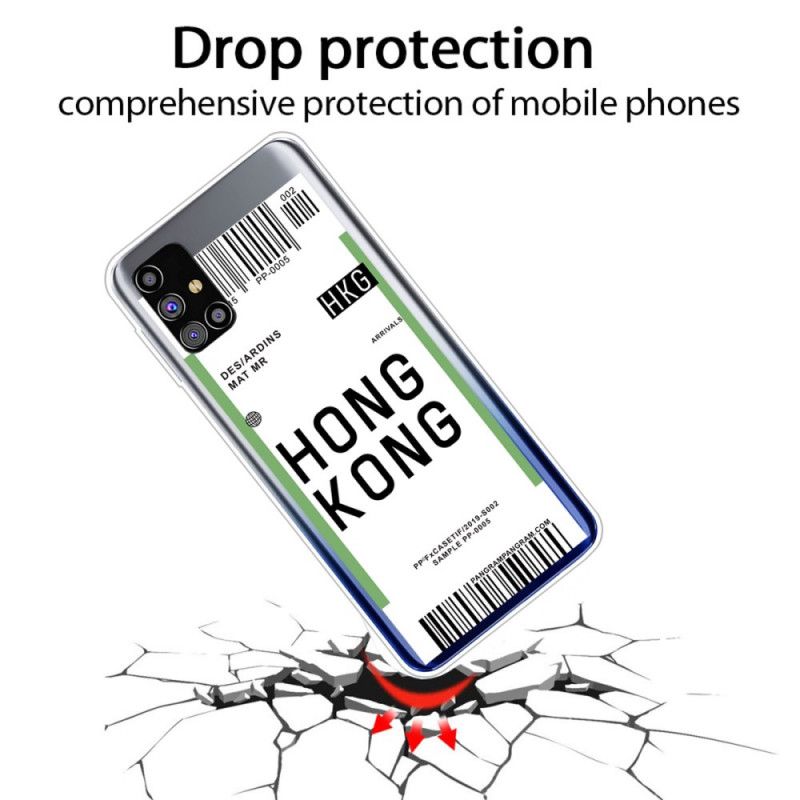 Cover Samsung Galaxy M51 Boardingkort Til Hong Kong