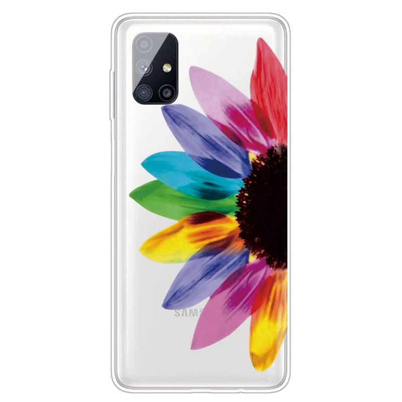 Cover Samsung Galaxy M51 Farvet Blomst