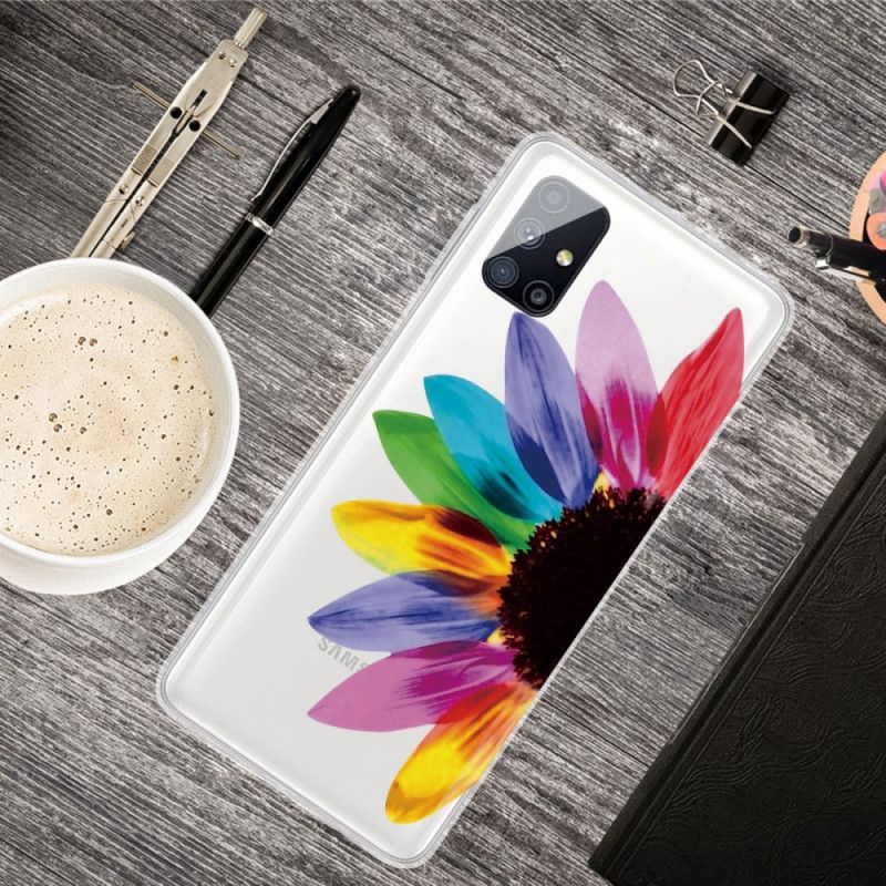 Cover Samsung Galaxy M51 Farvet Blomst