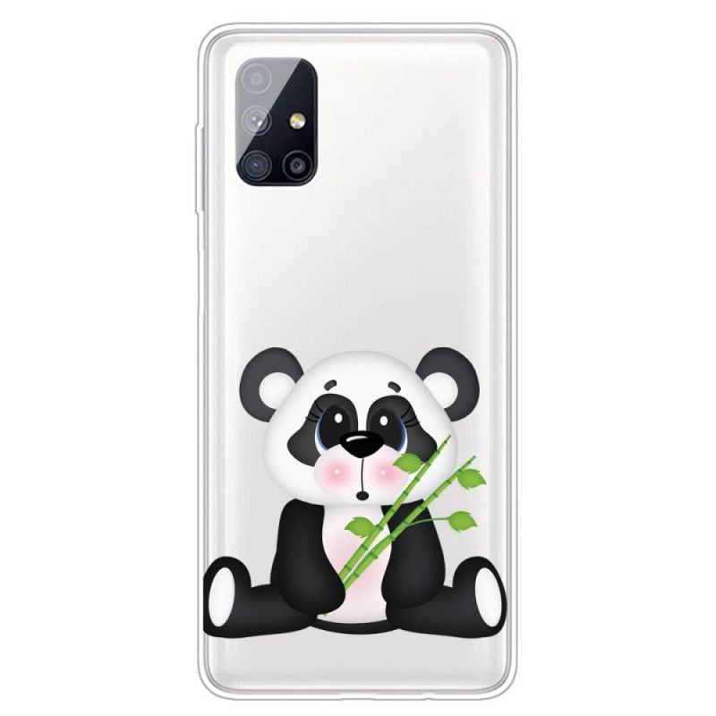 Cover Samsung Galaxy M51 Gennemsigtig Trist Panda