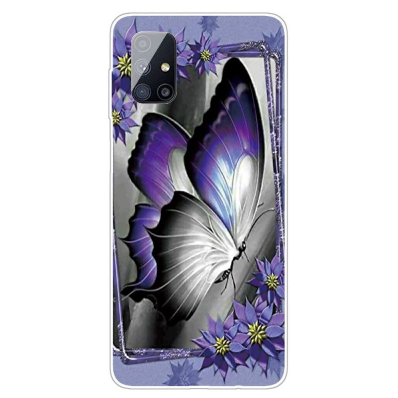 Cover Samsung Galaxy M51 Kongelig Sommerfugl Beskyttelse