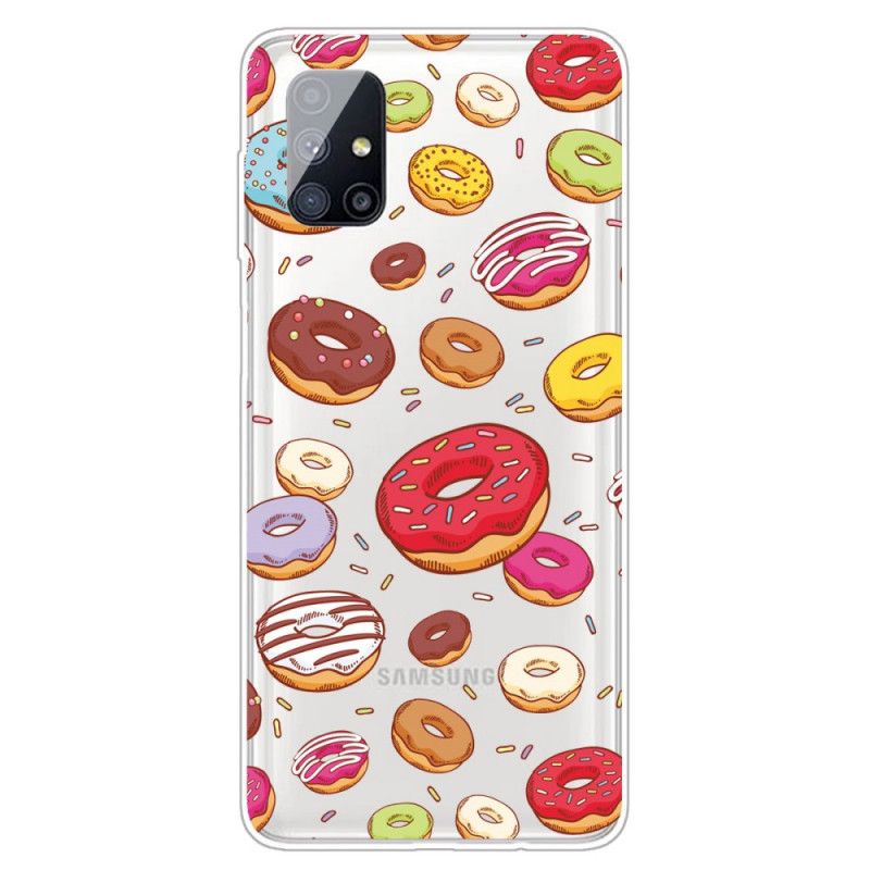 Cover Samsung Galaxy M51 Mobilcover Elsker Donuts