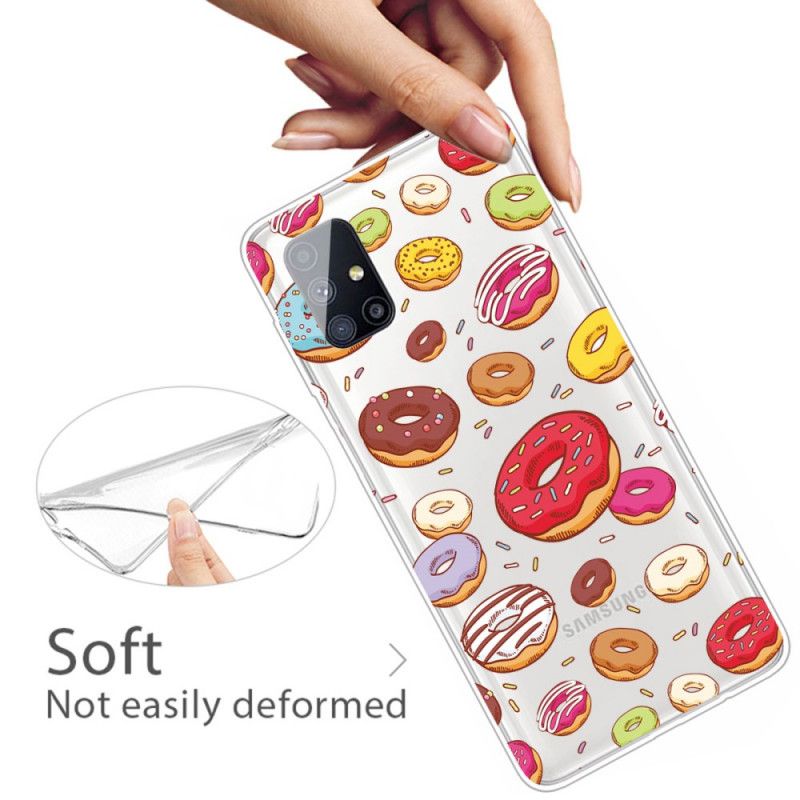 Cover Samsung Galaxy M51 Mobilcover Elsker Donuts