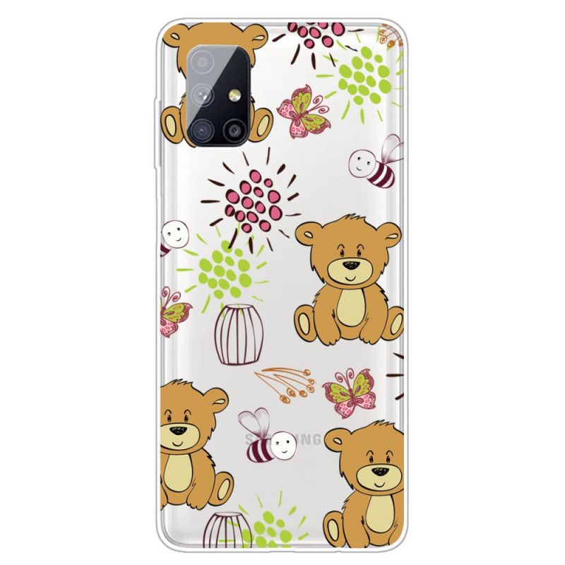 Cover Samsung Galaxy M51 Mobilcover Top Bamse