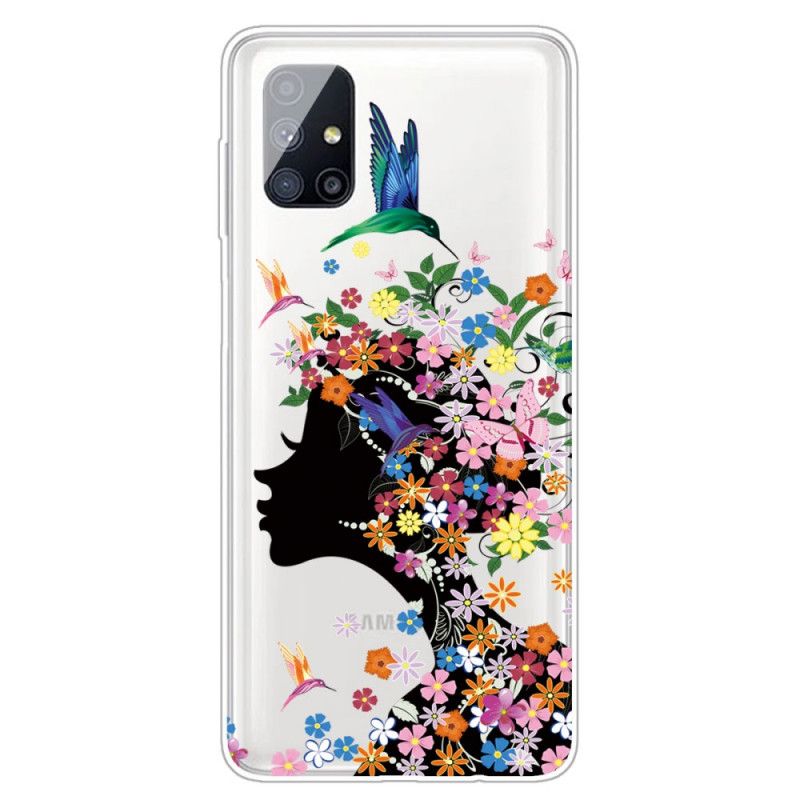 Cover Samsung Galaxy M51 Smukt Blomsterhoved Original