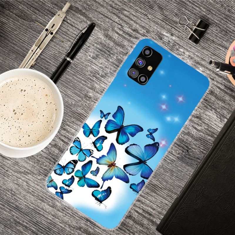 Cover Samsung Galaxy M51 Sommerfugle Sommerfugle