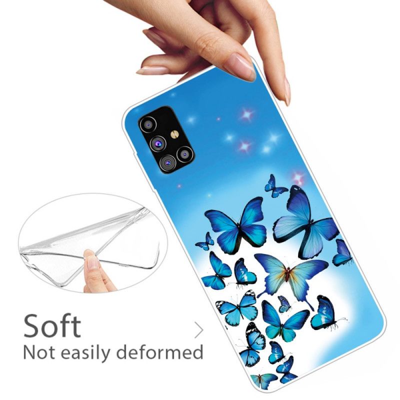 Cover Samsung Galaxy M51 Sommerfugle Sommerfugle