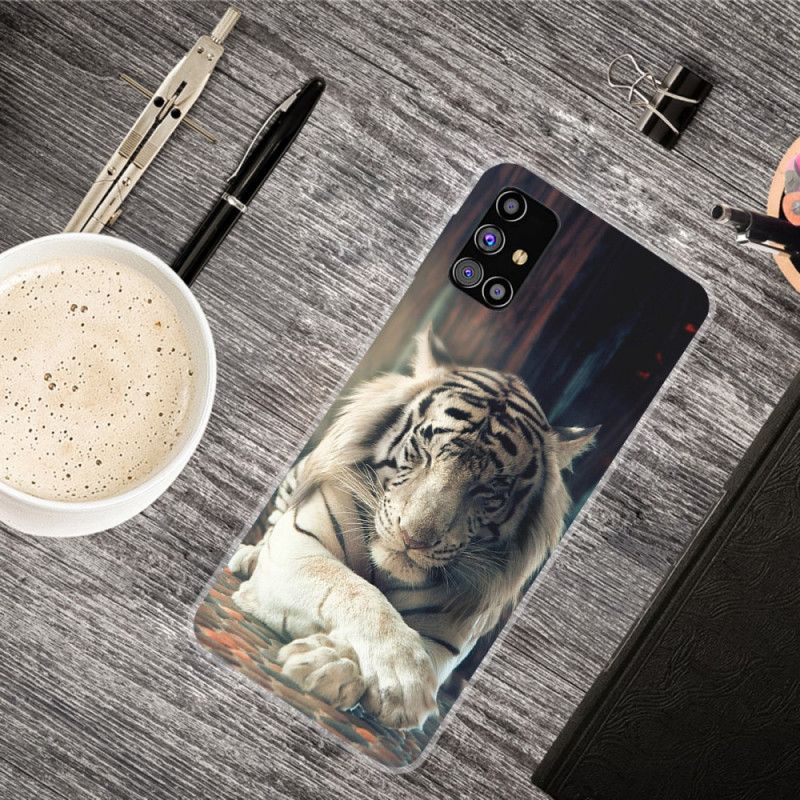 Cover Samsung Galaxy M51 Sort Fleksibel Tiger Beskyttelse