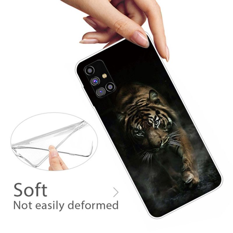 Cover Samsung Galaxy M51 Sort Fleksibel Tiger Beskyttelse