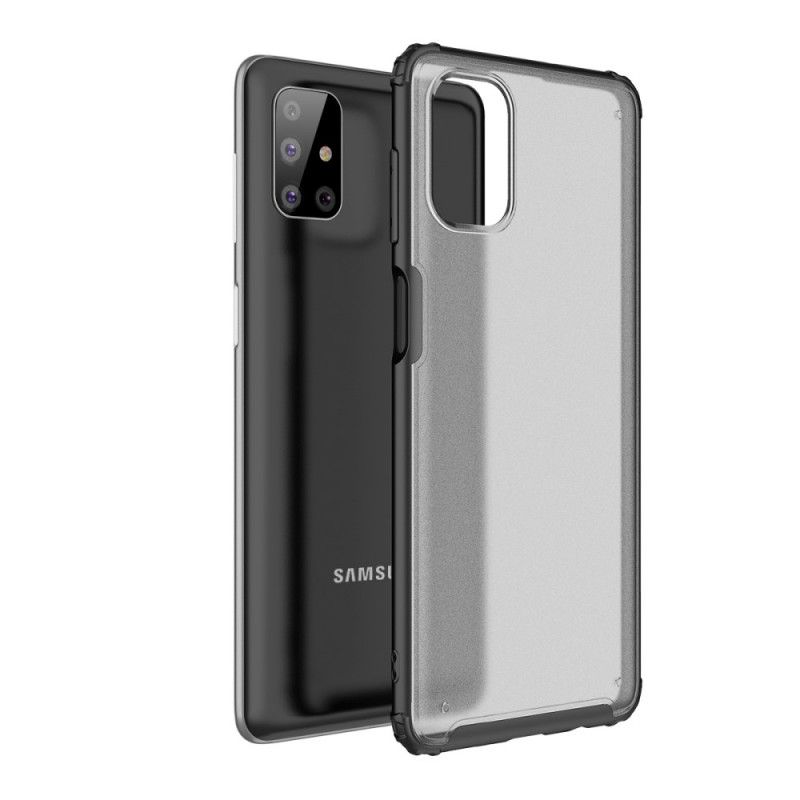 Cover Samsung Galaxy M51 Sort Frostet Hybrid